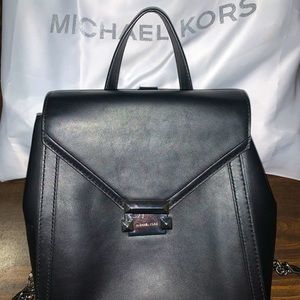 Michael Kors backpack purse genuine leather